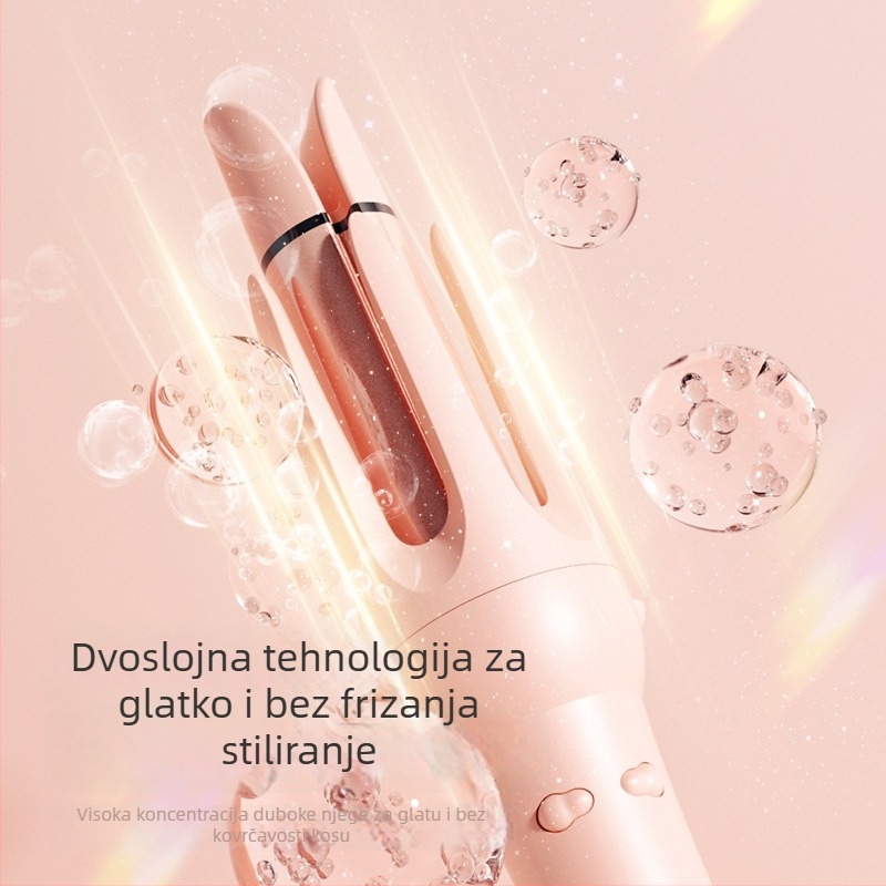 3-u-1 uvijač za kosu s izmjenjivim glavama, veliki valovi, potpuno automatni, 31 mm turmalin-keramički grijač, 110–240 V, 36 W