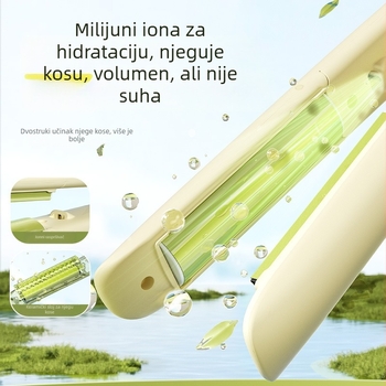 Stilizator za kosu i uvijač — zakrivljena površina, turmalin-keramičko grijanje, 15 razina kontrole temperature, 35W, 220V, CE certifikat