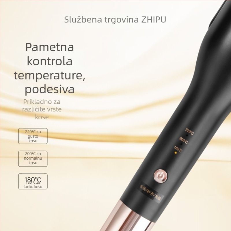 Uvijač za kosu Gardenia, duboki U valjak, promjer 16–20 mm, ekološki prihvatljiva legura, žično napajanje 50W, 220V, jednosmjerni regulator temperature