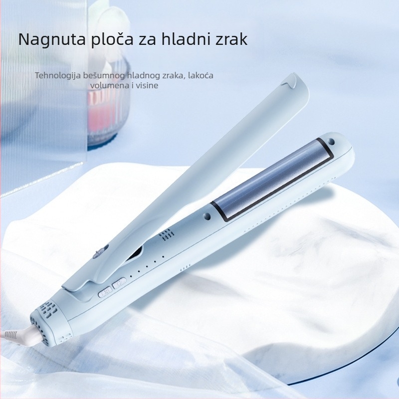 Tri u jedan alat za kosu: arc ploča za ravnanje i uvijanje, keramički premaz, 31 mm ploča za grijanje, 15 postavki temperature, 100–240V, 29W