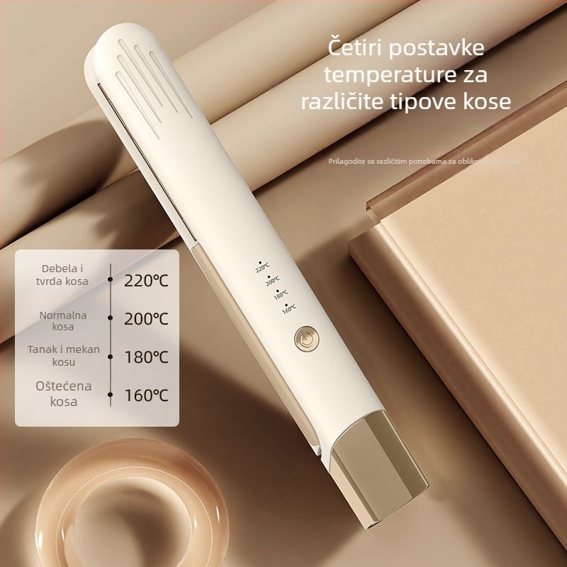 Trojedini alat za kosu: sušenje, kovrčanje i ravnanje, keramički valjak 31 mm+, žično napajanje, 25–39 W