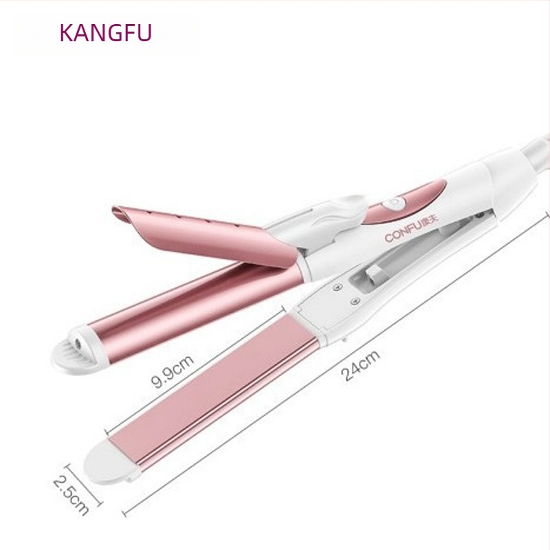 Koji dvostrano uvijač i ravnalo za kosu s titanijskim premazom, prilagodljiva temperatura, 42 W, 220 V