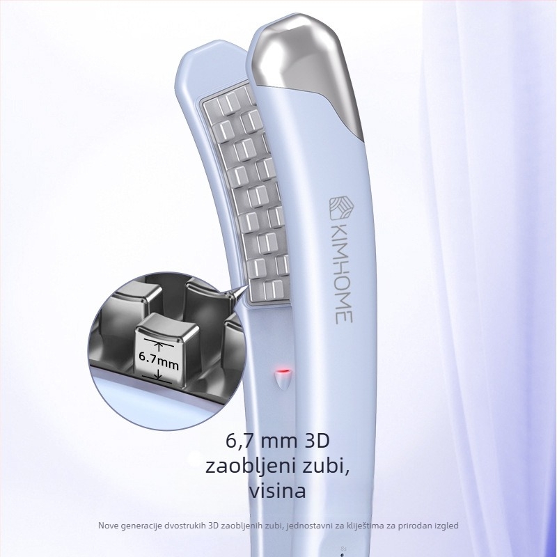 KIMHOME Trostruki alat za kosu s negativnim ionima, keramički grijani element, kabelsko napajanje 220V