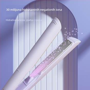 Dvostruki uređaj za kovrčanje i ravnanje kose s keramičkim pločama za grijanje, promjer 21–30 mm, 220 V, 30 W