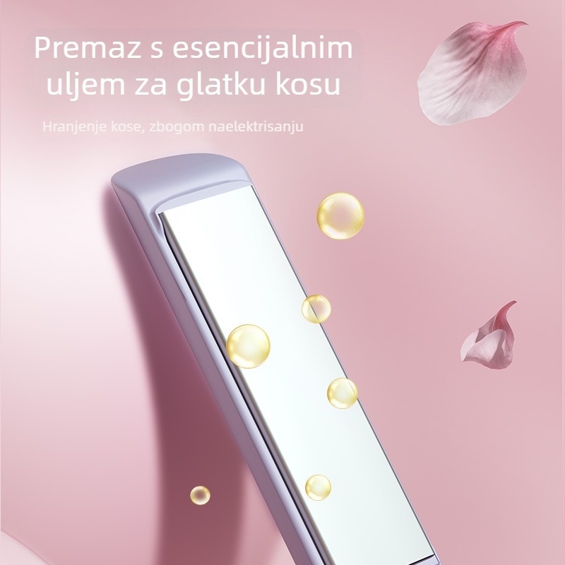 Dvostruki uređaj za kovrčanje i ravnanje kose s keramičkim pločama za grijanje, promjer 21–30 mm, 220 V, 30 W