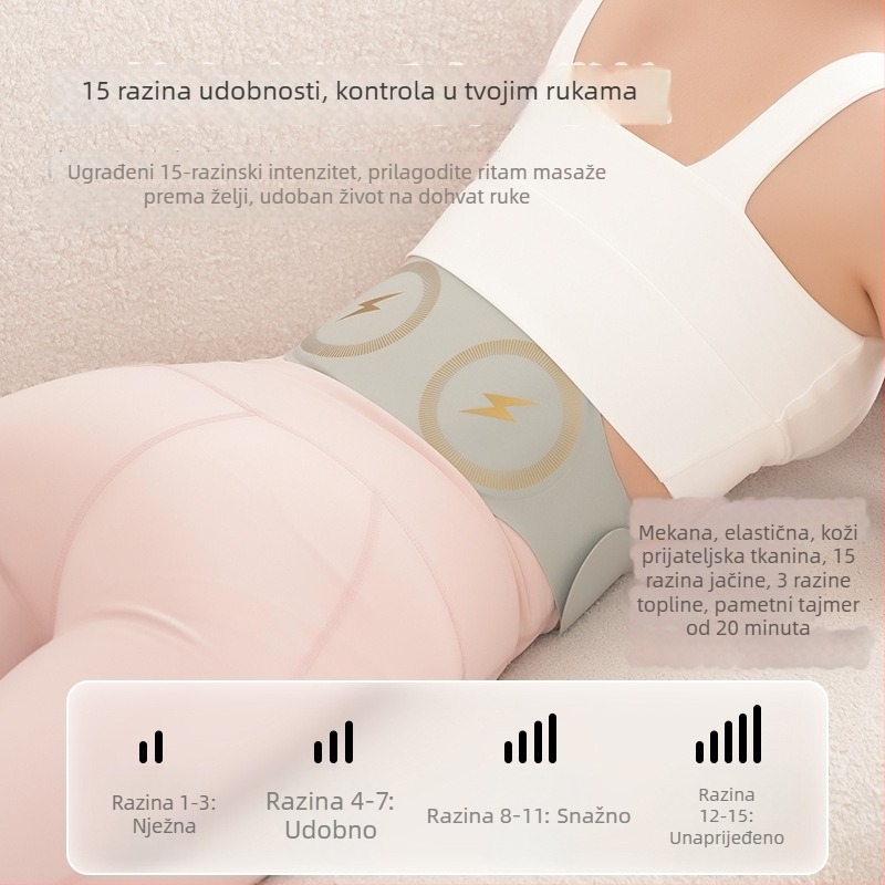 Pojas za masažu struka – Prijenosni EMS grijani masažer za struk, listove i trbuh (Marka: Kodak chicken; Način masaže: topli kompres; Datum izlaska: srpanj 2025; Područja primjene: struk, listovi, trbuh)