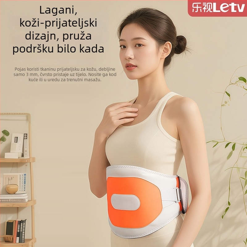 Grijani pojas za masažu struka s vibracijom i toplom kompresijom, Mugwort terapija, do 4 masažnih glava, XP-101