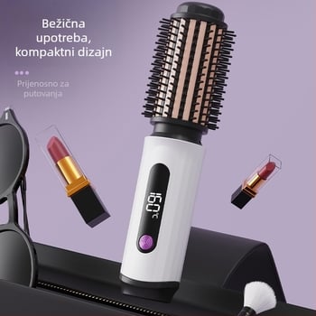 Višenamjenski alat za stiliziranje kose za kovrčanje i ravnanje, s turmalin keramičkim grijačem, promjerom elementa ispod 15 mm, AC napajanje, kompaktan i prijenosan