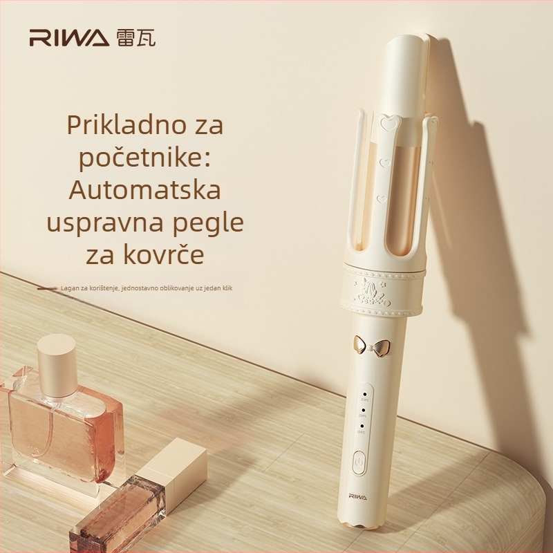 Presa za kovrčanje s keramičkim premazom, 3-stupanjska regulacija temperature, žično napajanje AC, 61W, 220V