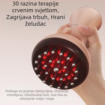 SEEYOUNG XY-M04 Električni uređaj za terapijski scraping meridijana s grijanjem, USB napajanje i upravljanje gumbom