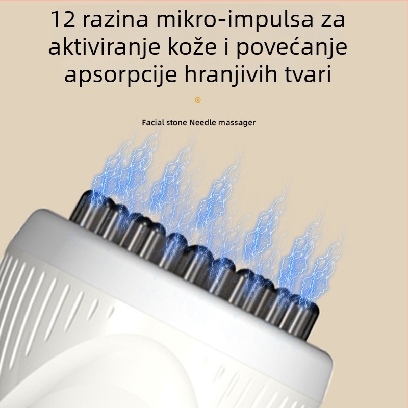 Električni meridijanski masažer za kućnu upotrebu s masažom trbuha, vibracijom ramena i vrata, crvena svjetlost i toplinska terapija – punjiv, upravljanje gumbom, model JLS-666, 40–55°C, 1500mAh, ABS