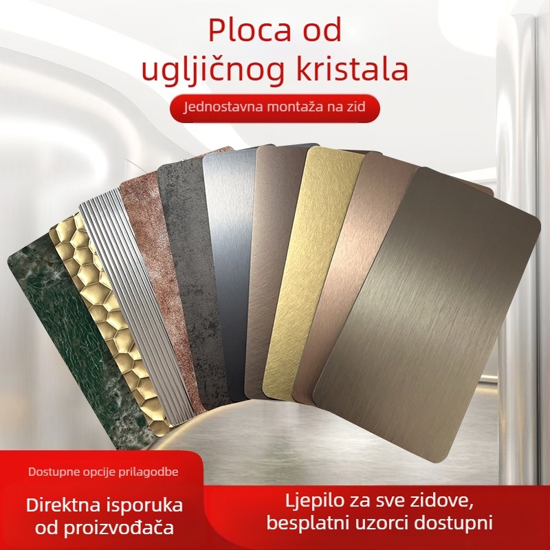 PVC zidni panel, ravni, novi kineski stil, indeks zvučne izolacije 001, toplinska vodljivost 001