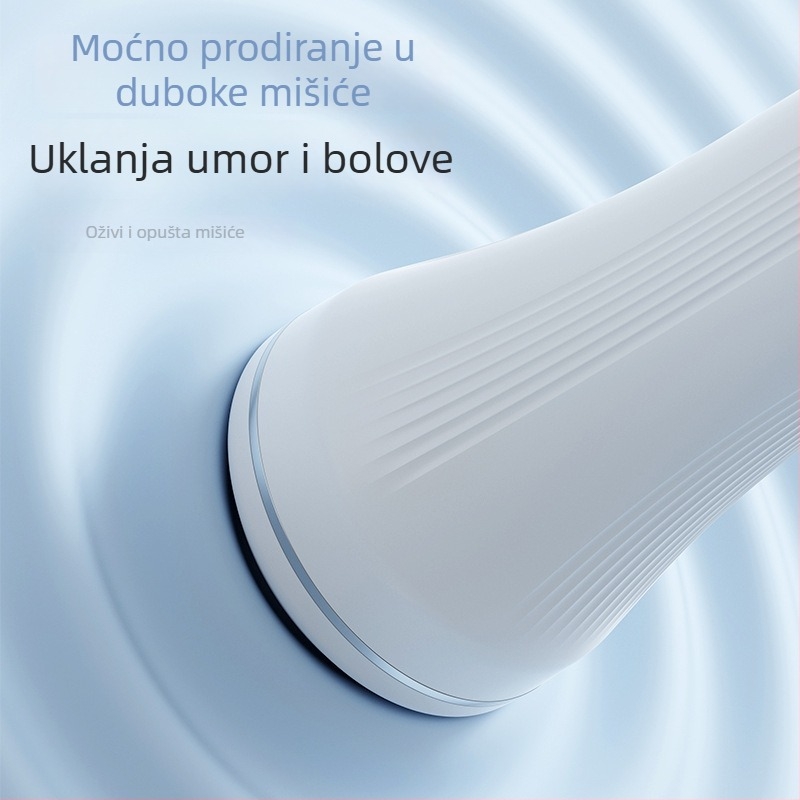 Ručni masažer za cijelo tijelo s visoko-frekvencijskim vibracijama i gniječenjem, USB napajanje, dodirno upravljanje