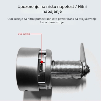 Brava od cinkovog legura M-1610 za poštanske sandučiće, arhivske ormariće i ormariće – moderni minimalistički dizajn