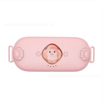 Prijenosni masažer za struk i trbuh s USB napajanjem, digitalni zaslon, grijanje maternice toplinskom kompresijom, vibracija, 3 brzine