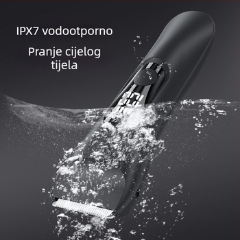 Bežični trimer za intimne zone – vodootporan, bezčetkasti motor, keramičke oštrice, ugrađena baterija 500–800 mAh