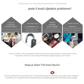 LOCK NF NF6304 Brava za prtljagu i ormariće, od cinkovog legura, za ruksak, kofer na kotačićima i ormarić, razmak šipki 17, mehanički tip