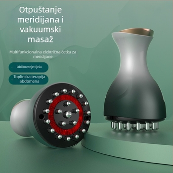 Električni meridijanski masažer za cijelo tijelo, punjiv, tipkovna kontrola, 9 razina temperature, ABS kućište, model Zs-0015