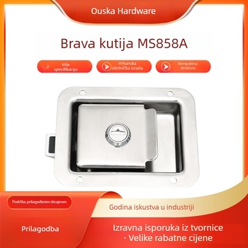 MS858A Mortise brava od nehrđajućeg čelika za kutiju alata, prikolica/RV, generator kutija, industrijski ormar