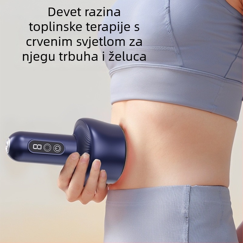 Električni masažer za gua sha i vakuum, punjivi, model ZY-08, brenda Zhouya Tianxing, upravljanje dodirom i tipkama