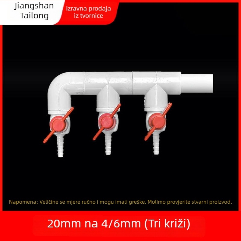 Ventil za distribuciju kisika u akvariju, materijal smola, podrijetlo Zhejiang, marka Colorful plastic