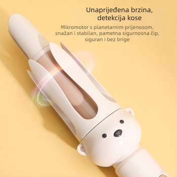 Automatski uvijač za kosu s negativnim ionima, turmalinsko-keramički grijač, 15-stupanjsko upravljanje temperaturom, 29 W, 220 V