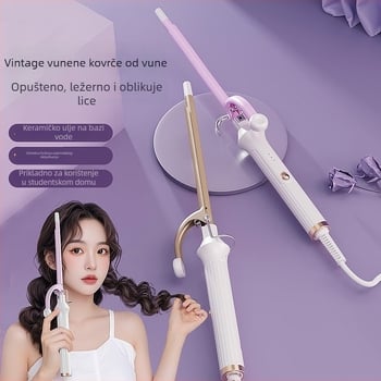 Curling pegla za kosu s turmalinsko-keramičkim grijačem, promjer ispod 15 mm, kabel AC, 35 W, 110-240 V, 15 razina temperature, Create rhyme