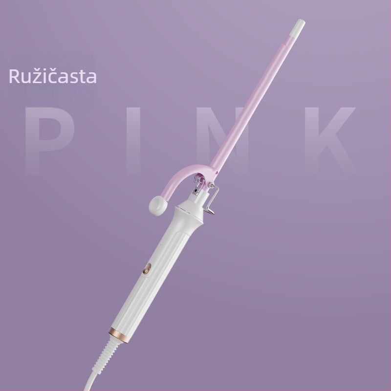 Curling pegla za kosu s turmalinsko-keramičkim grijačem, promjer ispod 15 mm, kabel AC, 35 W, 110-240 V, 15 razina temperature, Create rhyme