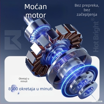 Mini električni brijač s hodom naprijed-natrag, brzo punjenje, prenosiv u autu, za muškarce, kućna upotreba (3-glave rezni sustav; uklonjiva i periva glava; trajanje baterije više od 60 minuta; punjivi; motor s četkama)