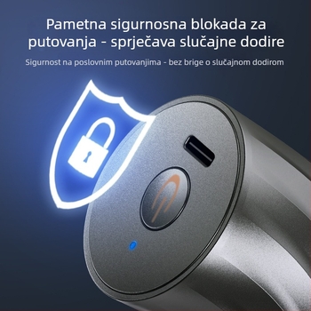 Električni brijač za cijelo tijelo, rotirajuća glava, ugrađena baterija 100–300 mAh, radno vrijeme oko 1 sat