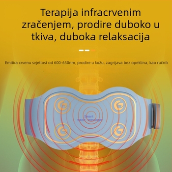 Električni pojas za masažu struka s grijaniem i vibracijom, do 4 masažne glavice, napajanje baterijom, upravljanje: tip računala, kontinuirano podešavanje intenziteta
