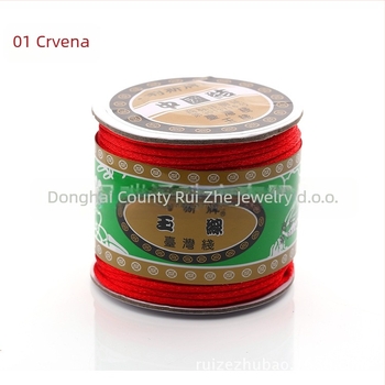 DIY narukvica kineskog uzla - najlon, otisnuto i obojeno, novi kineski stil, ljeto 2022