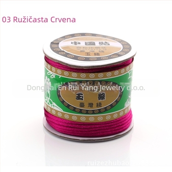 DIY narukvica kineskog uzla - najlon, otisnuto i obojeno, novi kineski stil, ljeto 2022