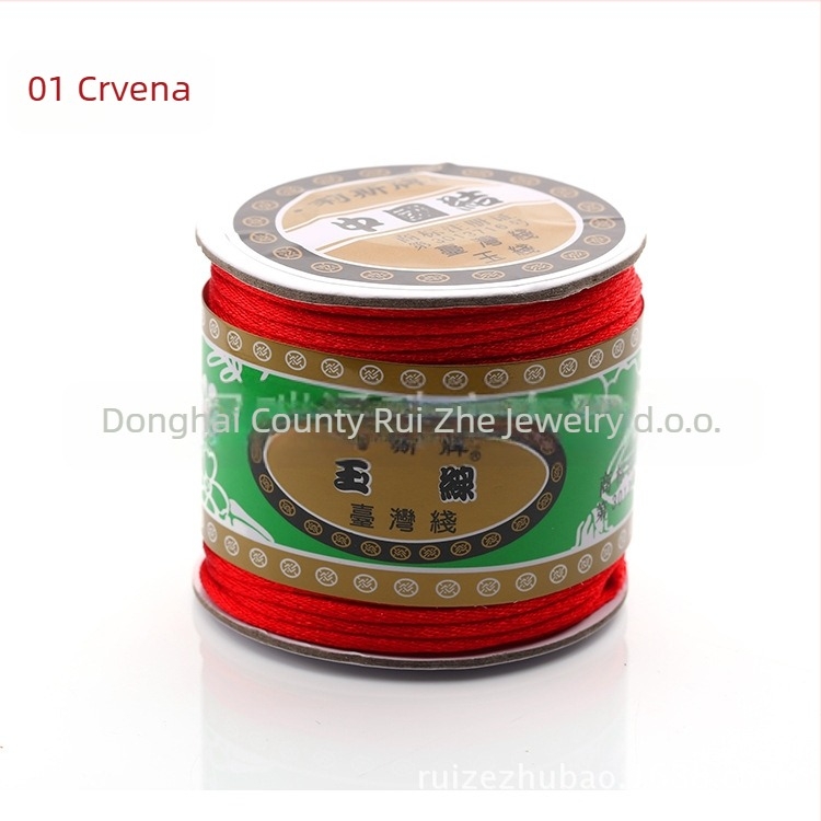 DIY narukvica kineskog uzla - najlon, otisnuto i obojeno, novi kineski stil, ljeto 2022