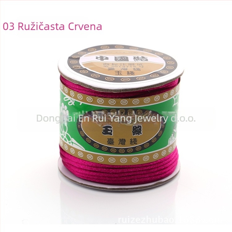 DIY narukvica kineskog uzla - najlon, otisnuto i obojeno, novi kineski stil, ljeto 2022