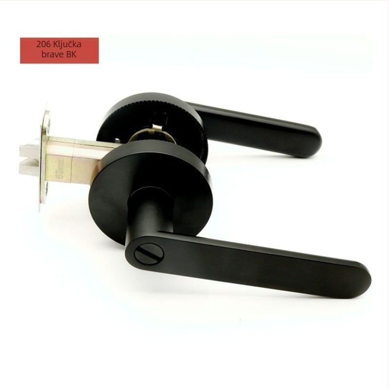 Asabi 680 Mehanička brava za drvena vrata s ručkom, cinkova legura