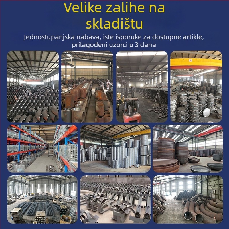 Kutni spoj za cijevi od nehrđajućeg i ugljičnog čelika, 45°/90°/180°, AAA kvaliteta, otporan na koroziju i visok tlak