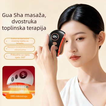 Električni masažni uređaj za meridijane L9 – punjivi uređaj za masažu cijelog tijela, ABS kućište, 4 brzine, baterija 500 mAh, upravljanje gumbima