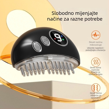 Električni masažni uređaj za meridijane L9 – punjivi uređaj za masažu cijelog tijela, ABS kućište, 4 brzine, baterija 500 mAh, upravljanje gumbima