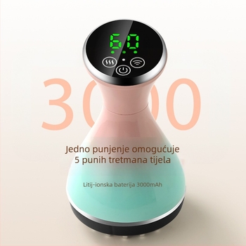 Multifunkcionalni uređaj za moksibustiju, cupping i gua sha s mikroelektričnim impulsom, USB napajanje, 3 načina, model DM-805, baterija 2000 mAh, CE certifikat