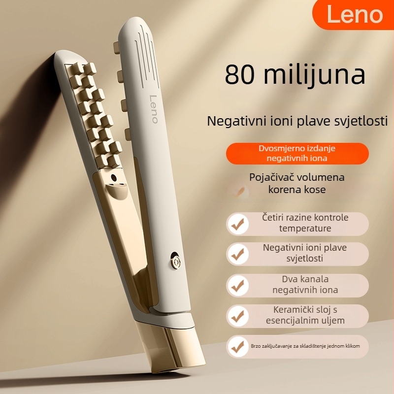 Tri u jedan styling uređaj za kosu: suho/ kovrčavo/ ravno s keramičkim grijanjem, 15–30W, prikaz temperature, automatsko isključivanje, zaštita od opeklina, negativni ioni