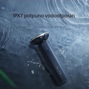 Xiao Mijia S101 električni brijač, rotirajuća glava s 3 oštrice, ugrađena punjiva baterija 300-500 mAh, autonomia do 60 minuta, potpuno periv.