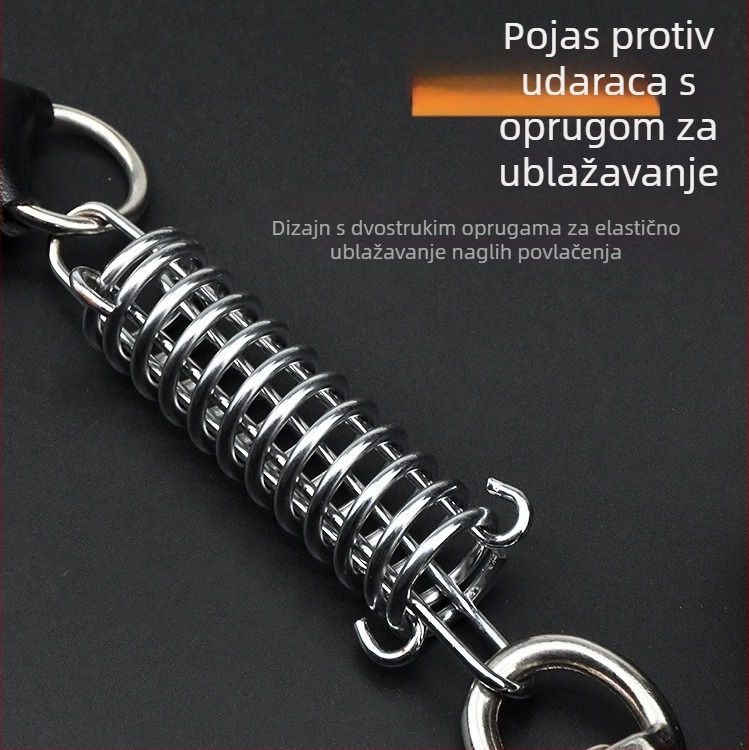 Kožna vodilica za pse od kravljeg kože, za srednje i velike pse, pogodno za Zlatnog retrivera i Njemačkog ovčara