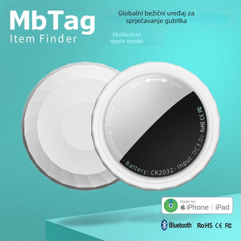 Mb-P18 Bluetooth tracker i globalni locator za iOS, trajanje baterije 1 godina, težina 9 g