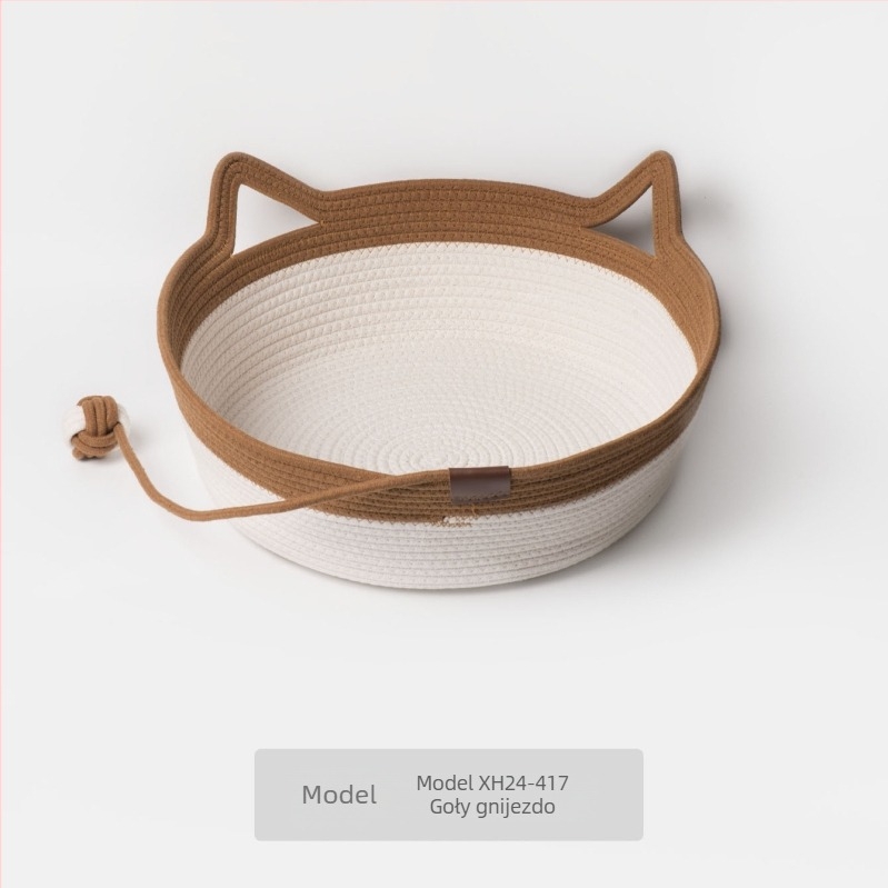 Mačje gnijezdo od pamuka užeta — za mačke, gnijezdo za kućne ljubimce