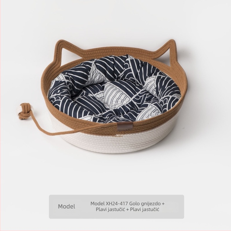 Mačje gnijezdo od pamuka užeta — za mačke, gnijezdo za kućne ljubimce