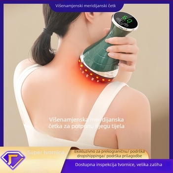 Električni gua sha masažni uređaj HH878 – 3 razine, 1800mAh, ABS kućište, temperatura 35–65°C