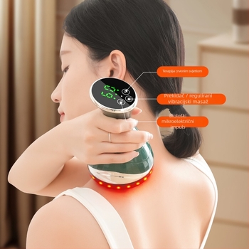 Električni gua sha masažni uređaj HH878 – 3 razine, 1800mAh, ABS kućište, temperatura 35–65°C