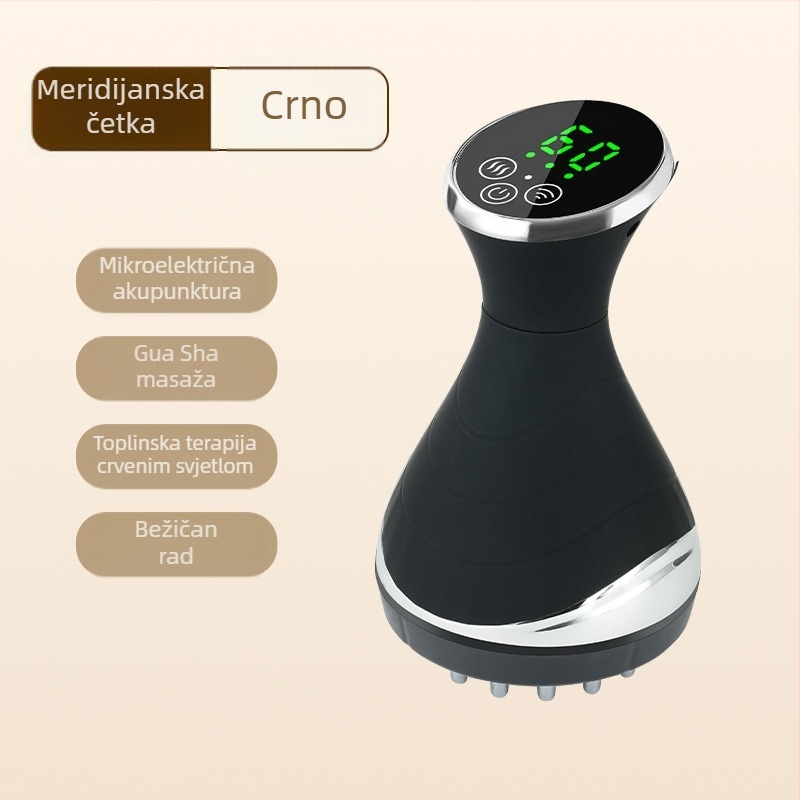 Električni gua sha masažni uređaj HH878 – 3 razine, 1800mAh, ABS kućište, temperatura 35–65°C