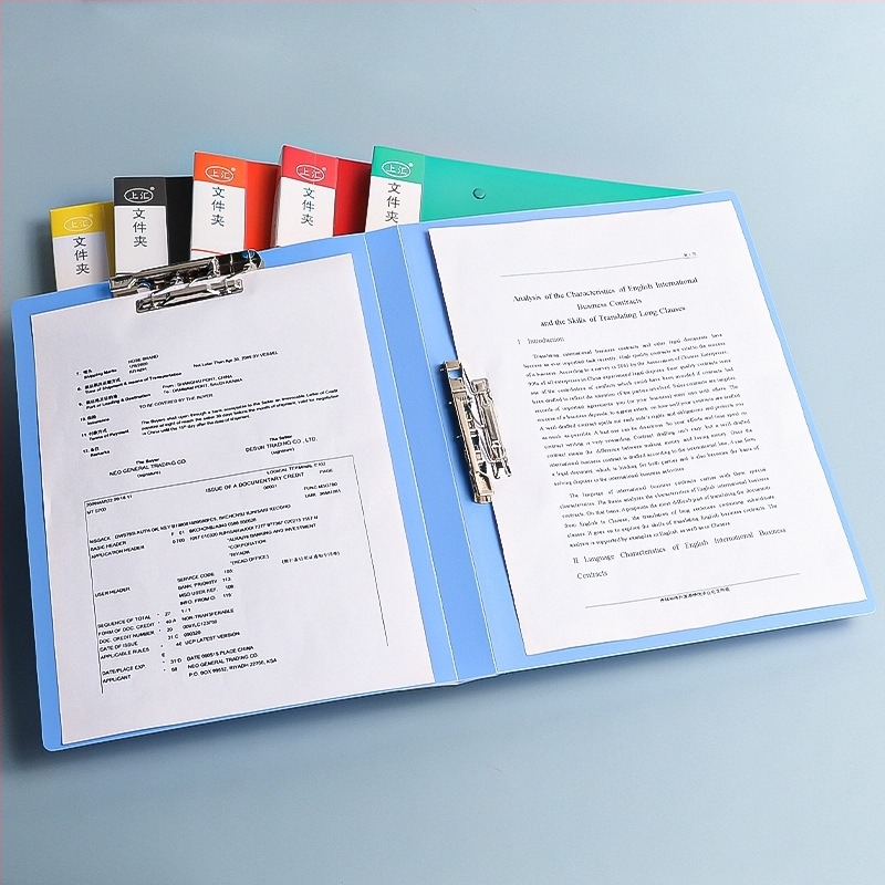 Dokumentni folder s jednim čvrstim klamerom, PP materijal, model 6341/6342, Shanghui